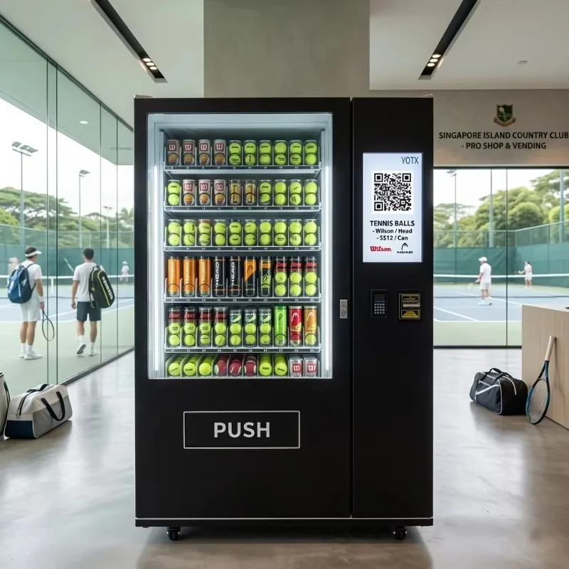Özel Tasarım Tenis Topu Otomat - Sports Equipment Vending Machine incelemesi ve fiyatı